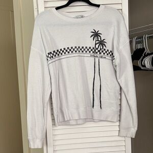 American Eagle Outfitters White Long Sleeve Tee